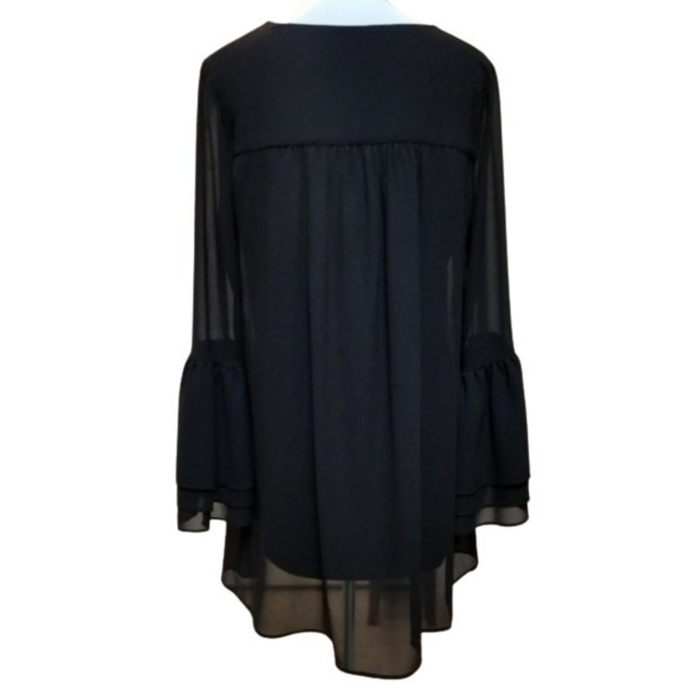 🆕️⬇️Show Me Your MuMu Black Chiffon Nolita Dress - Picture 6 of 9